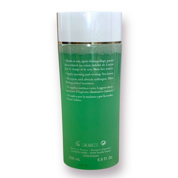 Clarins Paris Toning Lotion 400ml/13.5oz with Iris Alcohol-Free Sealed in Box - Picture 2 of 6